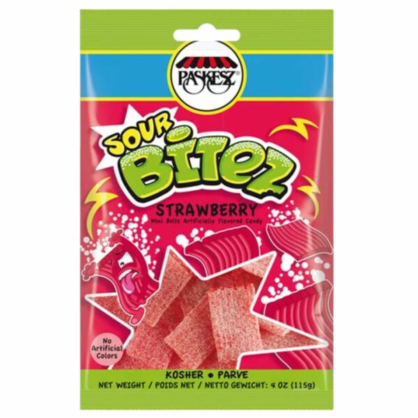 Paskesz Strawbery Sour Bitez