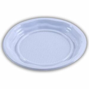 40 Small 7inch Classic White Plastic Plates