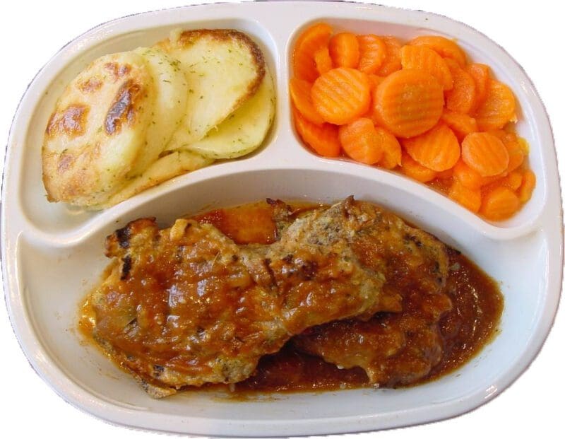 Hermolis Grilled Lamb Chops with Potatoes & Carrots