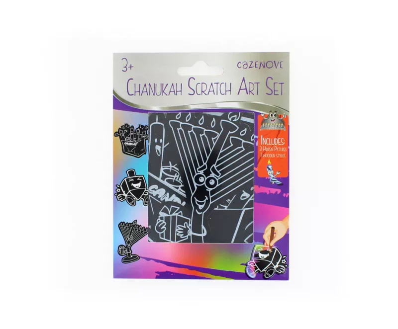 Chanukah themed scratch art images