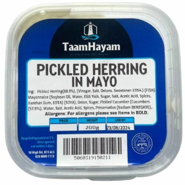 Taam Hayam Herring in Mayonnaise