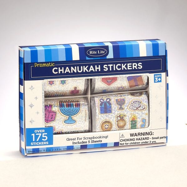 Box 175 Chanukah Prismatic Stickers