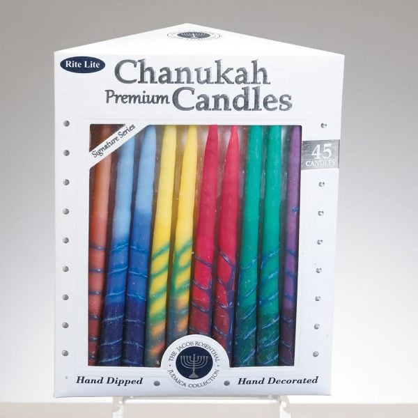 Hand Crafted Multicolour Premium Chanukah Candles