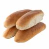 Just Baked 4 Spelt Wholemeal Hot Dog Rolls
