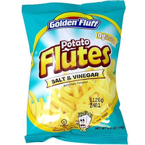 Golden Fluff Salt & Vinegar Flutes
