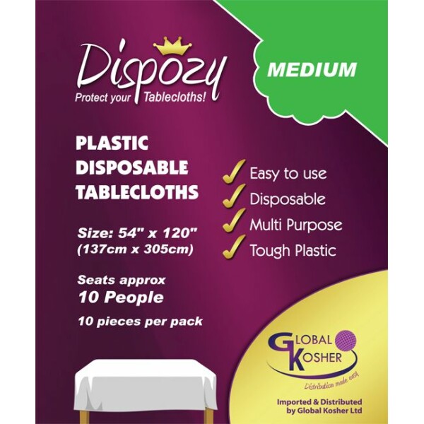 10 Dispozy Medium Tablecloths