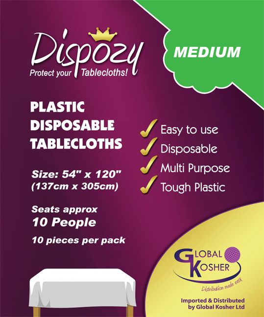 10 Dispozy Medium Tablecloths