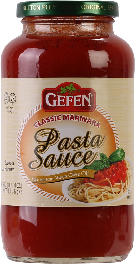 Gefens Passover Classic Marinara Pasta Sauce