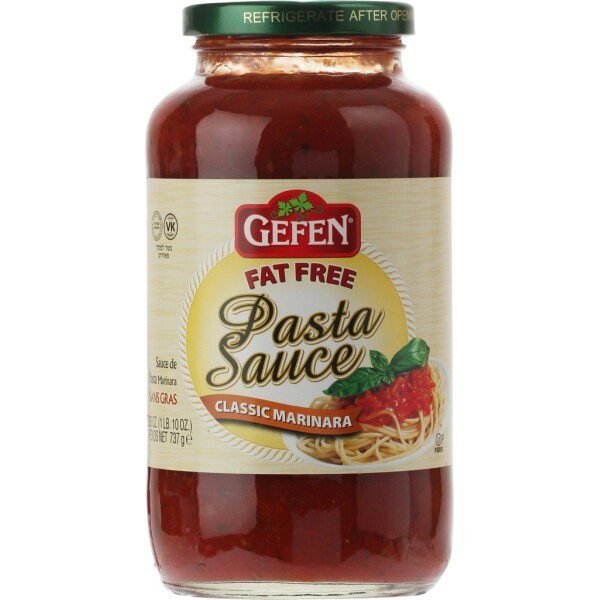 Gefens Fat Free Classic Marinara Pasta Sauce