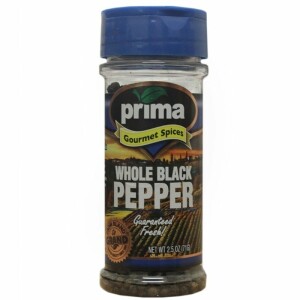 Prima Spice Whole Black Pepper