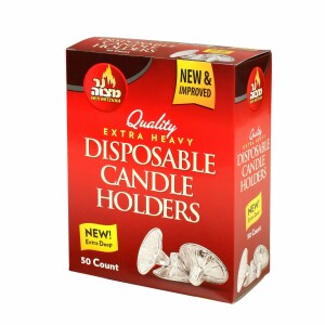 50 Disposable Candle Holders