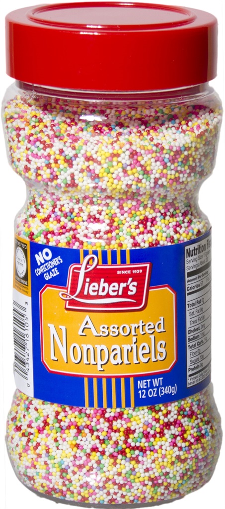 Liebers Passover Assorted Nonpariels Jar