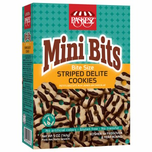 Paskesz Passover Striped Mini Bits Delite Cookies