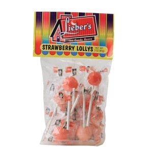 Liebers Large Pack Strawberry Ball Passover Lollypops