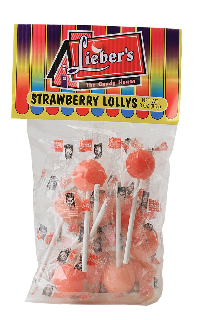 Liebers Large Pack Strawberry Ball Passover Lollypops