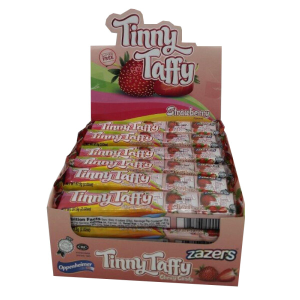 Zazers Tinny Taffy Strawberryerry Tubes