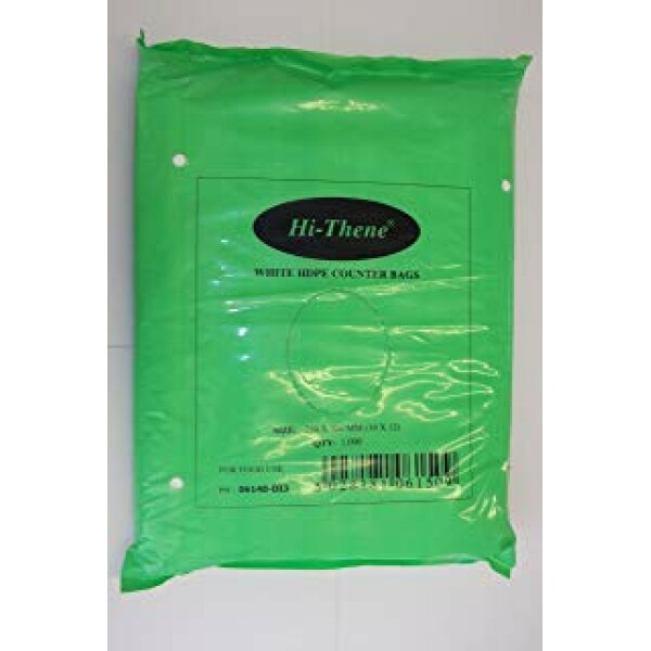 1000 White Poly Bags 10x12"