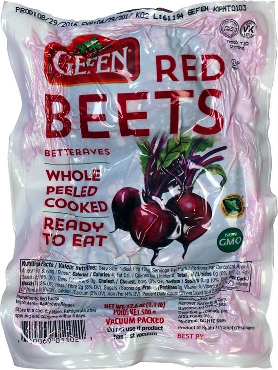 Gefen Kosher Vacuum Packed Beetroots