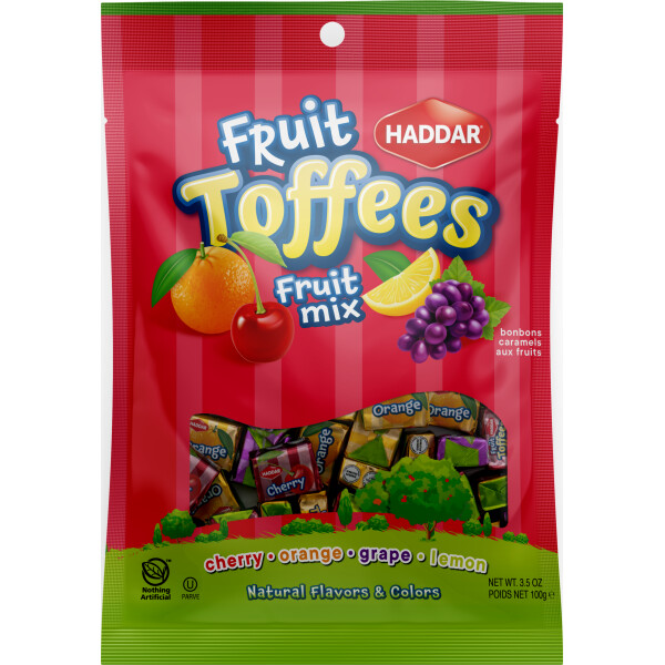 Haddar Assorted Fruit Toffees