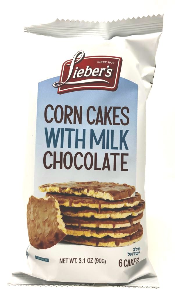 Liebers Milky Chocolate Coated Corn Cakes