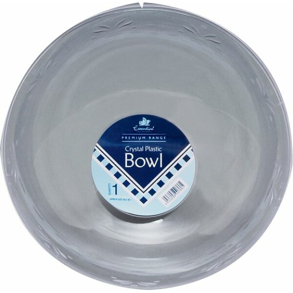 Round Clear Medium 9.5" Bowl