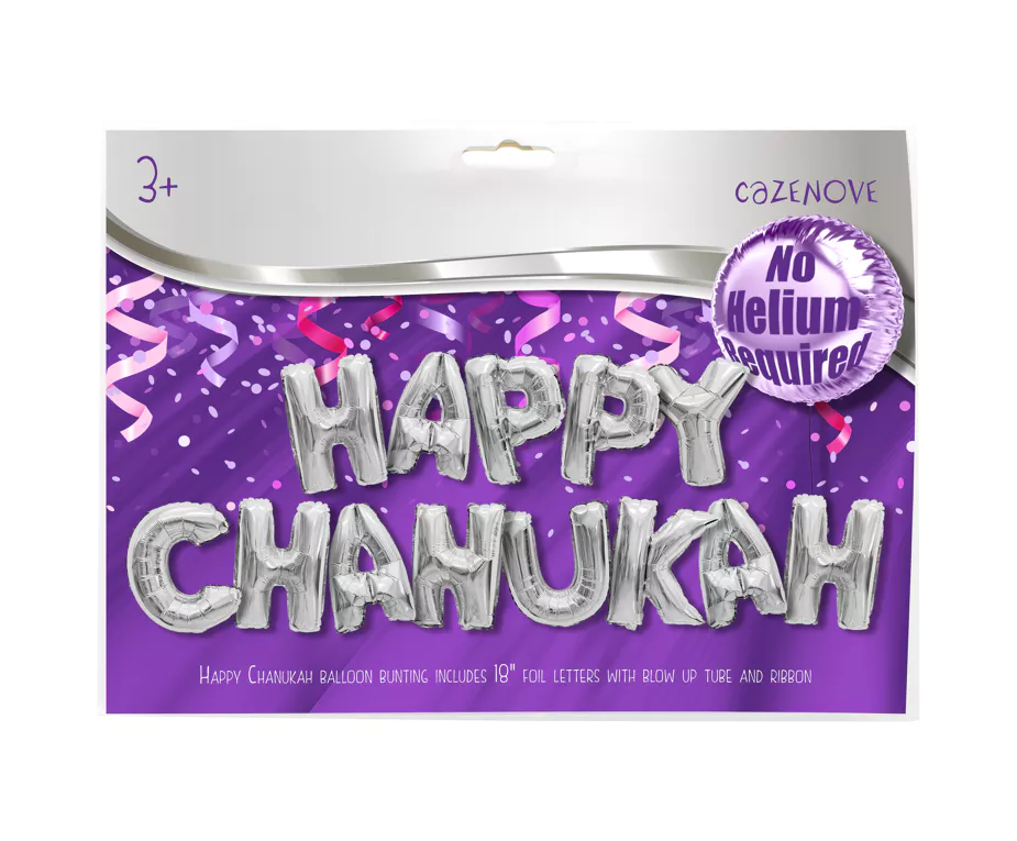 Happy Chanukah Balloon Bunting