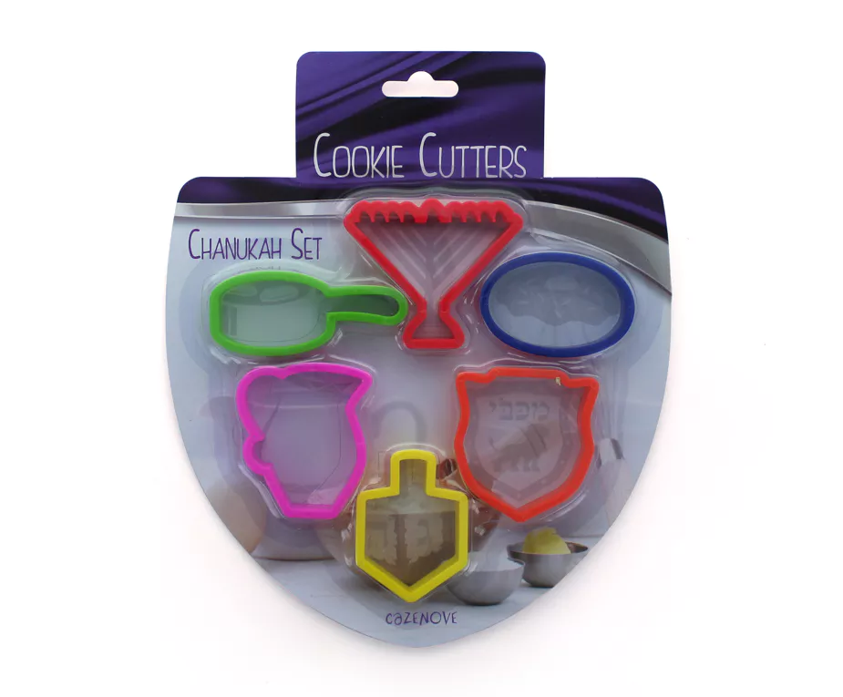6 Chanukah Themed Cookie Cutters