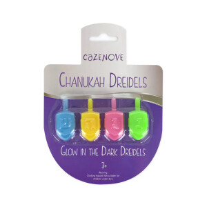 Pack of 4 Glow in the Dark Dreidels