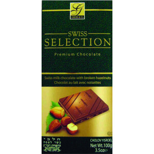 Swiss Selection Passover Milk Hazelnut Chocolate Bar