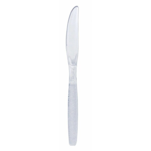 100 Clear Plastic Knives