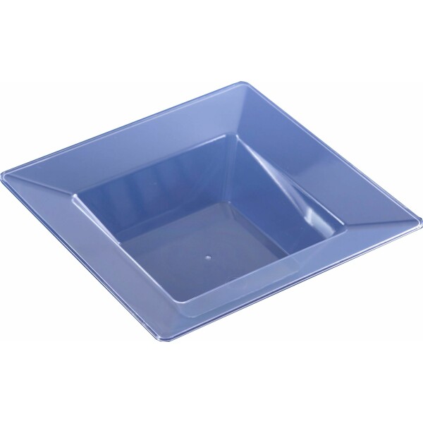 10 Small 5 Oz Square Clear Dessert Bowls