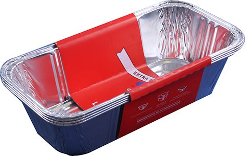 4 x 5lb Loaf Pan Containers