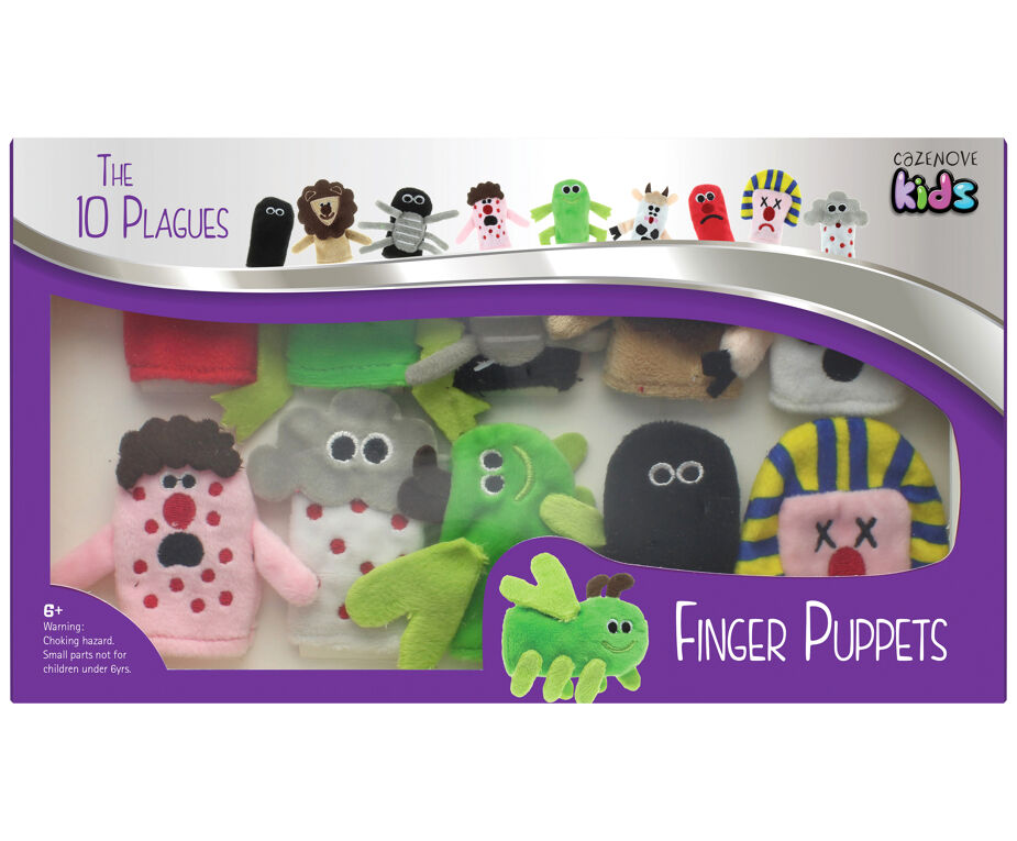 10 Plagues Finger Puppets