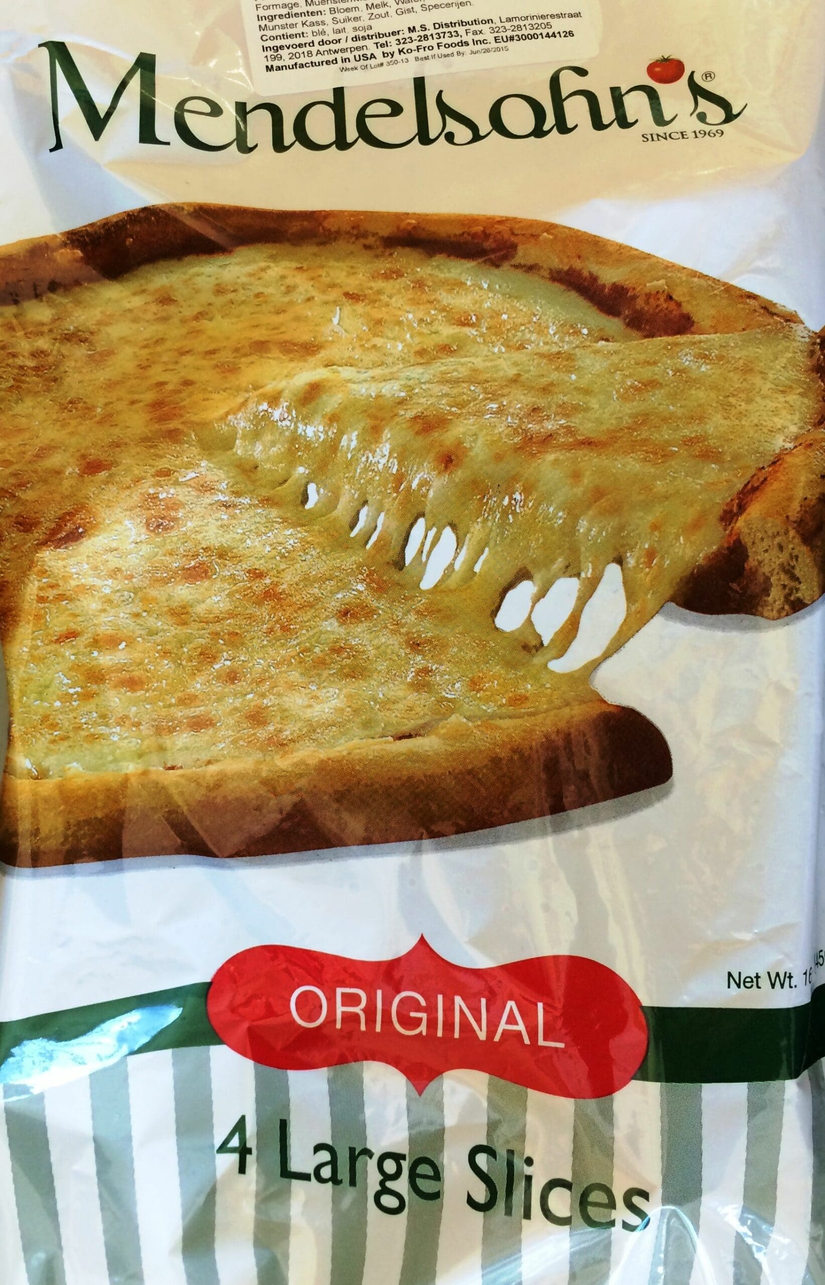 Mendelshons Small Pizza (4 slices)