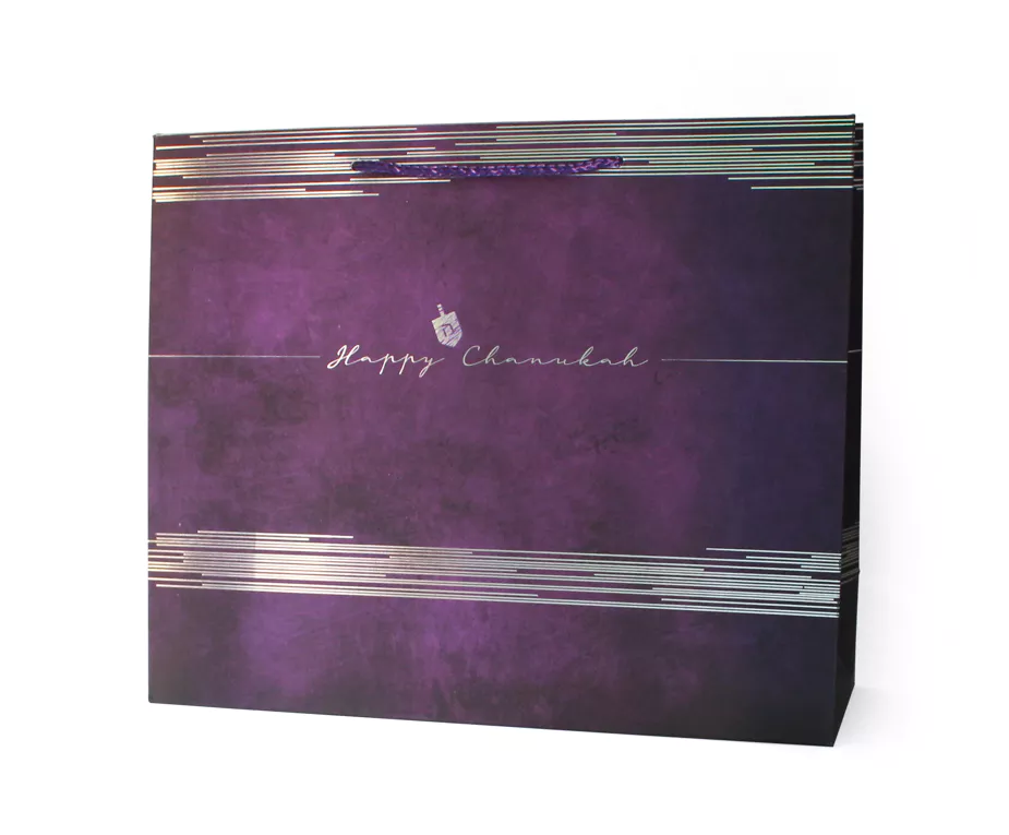Happy Chanukah Large Paper Gift Bag