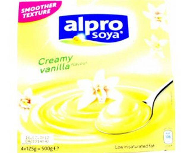 4 Alpro Vanilla Dessert Pudding