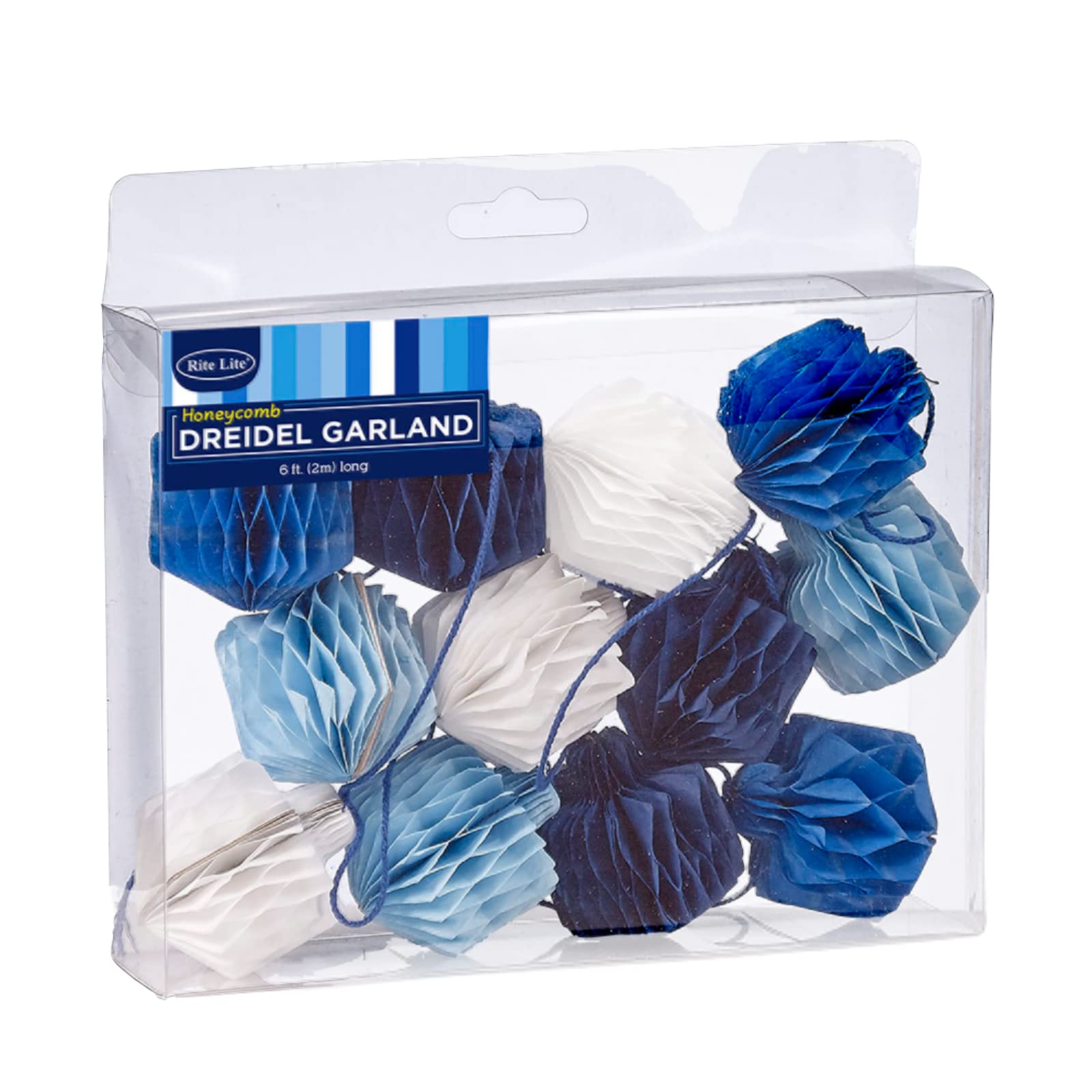 Honeycomb Dreidel Garland