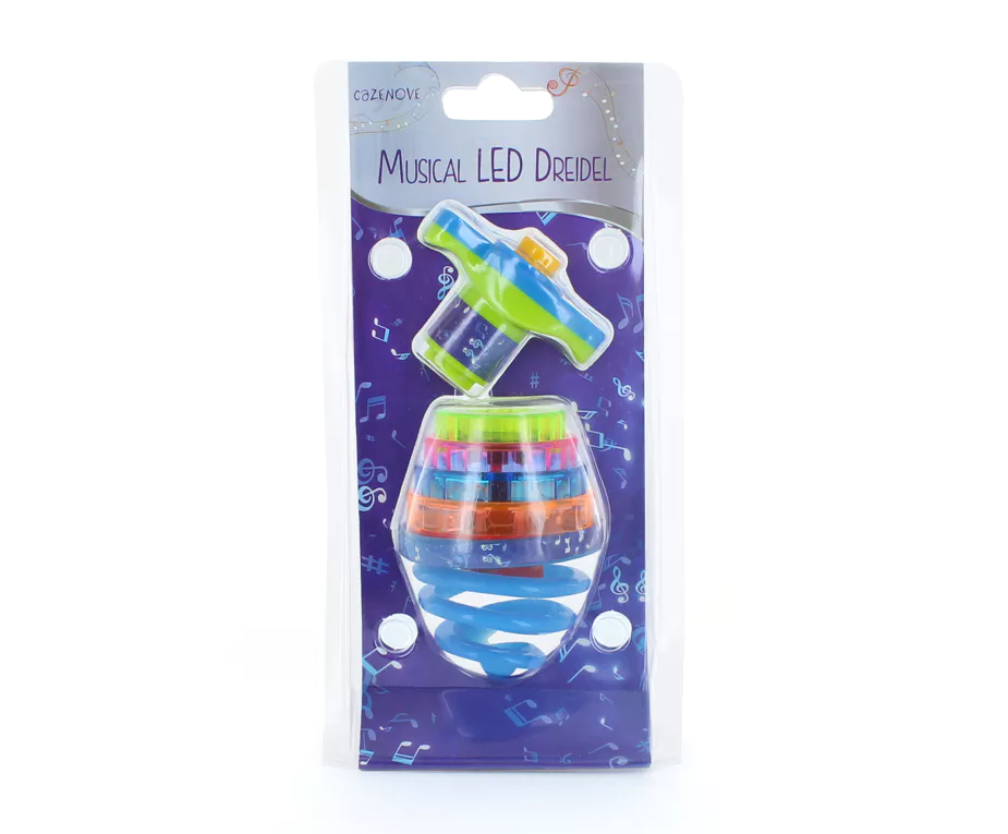 Musical Light Up Spinning Chanukah Dreidel