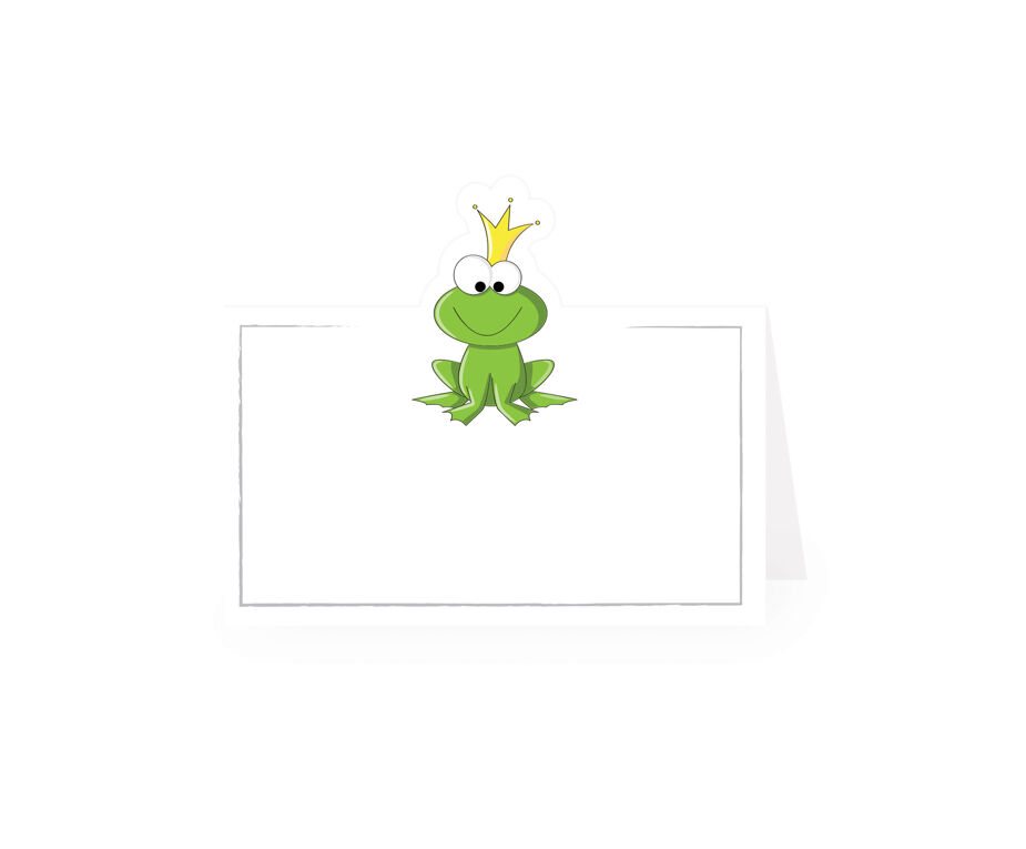 12 Frog Themed Passover Place Cards