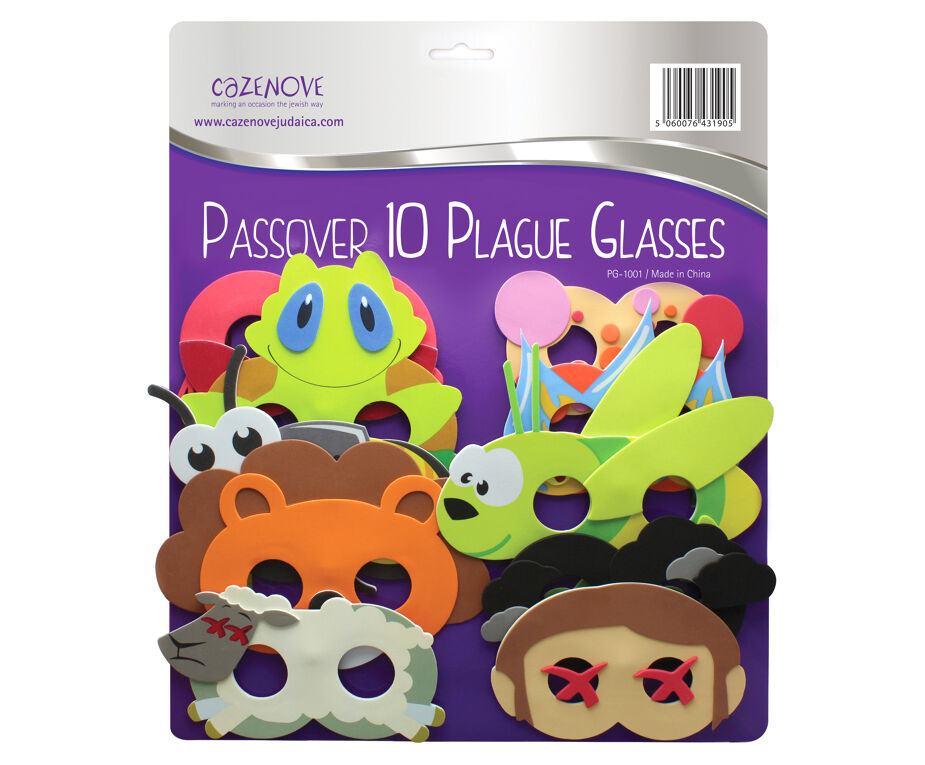 10 Plagues Foam Glasses