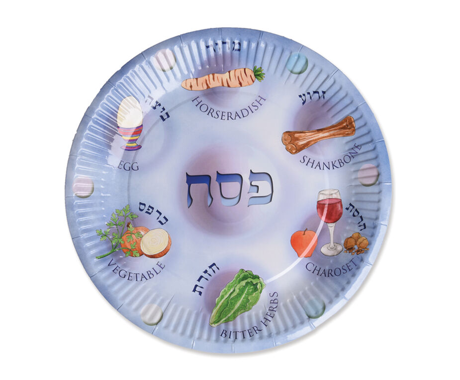 12 Passover Themed Paper Plate