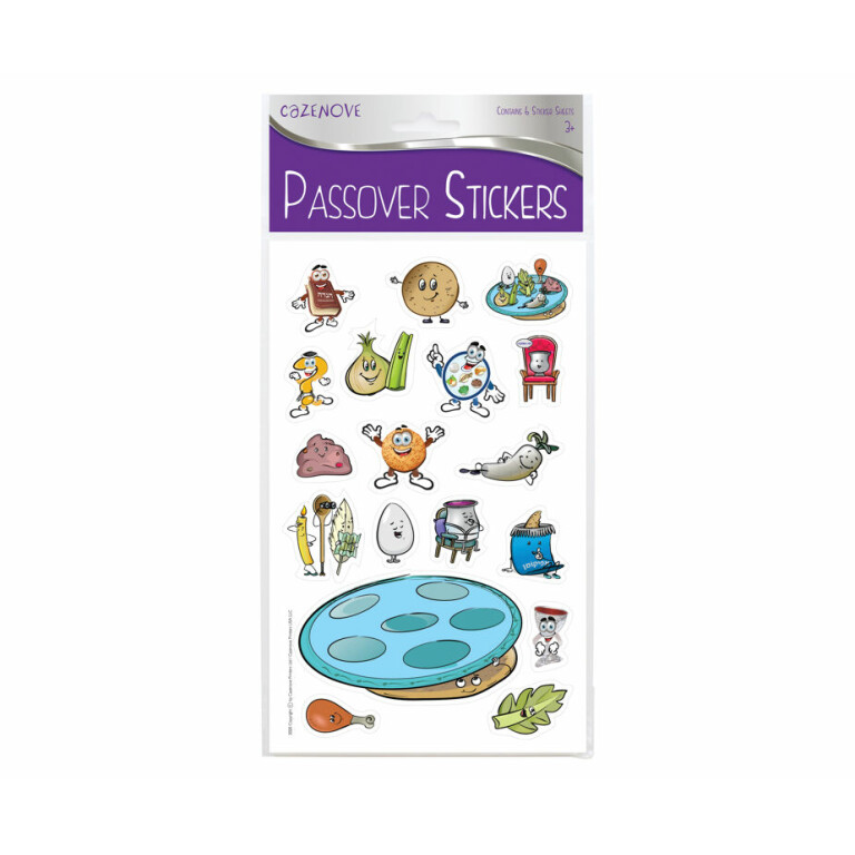 Passover themed stickers for kids Pesach crafts and activities UK