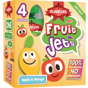 Rumplers Passover Apple & Mango Fruit Jets Pouches