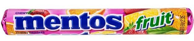Mentos Fruit Candy Roll