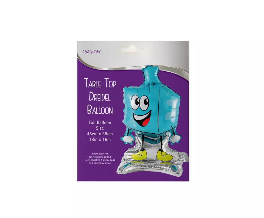 Table Top Chanukah Dreidel Balloon