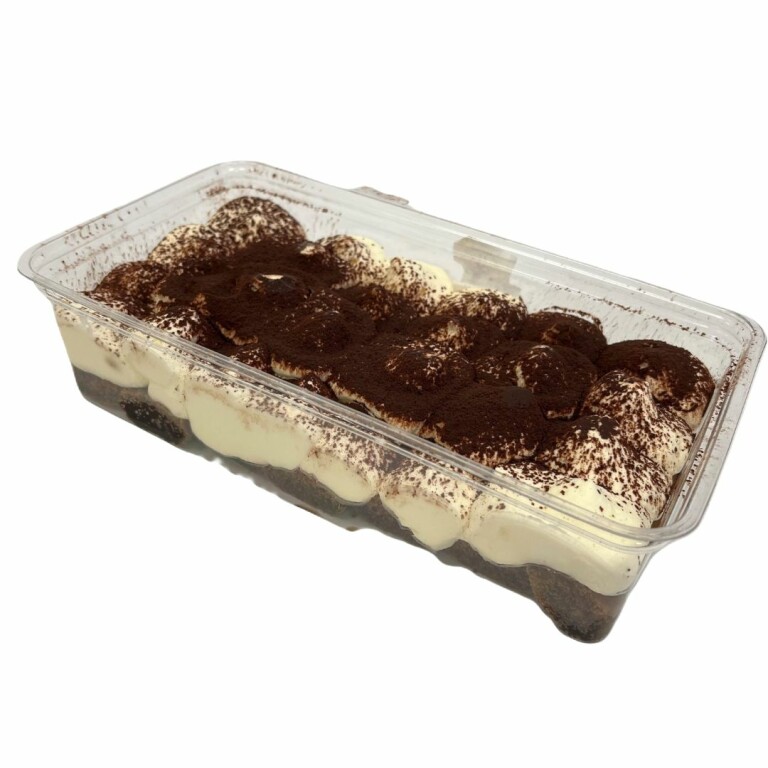 Just Baked Milky Tiramisu, layered coffee-soaked sponge and creamy kosher dessert, perfect for Shabbat or celebrations