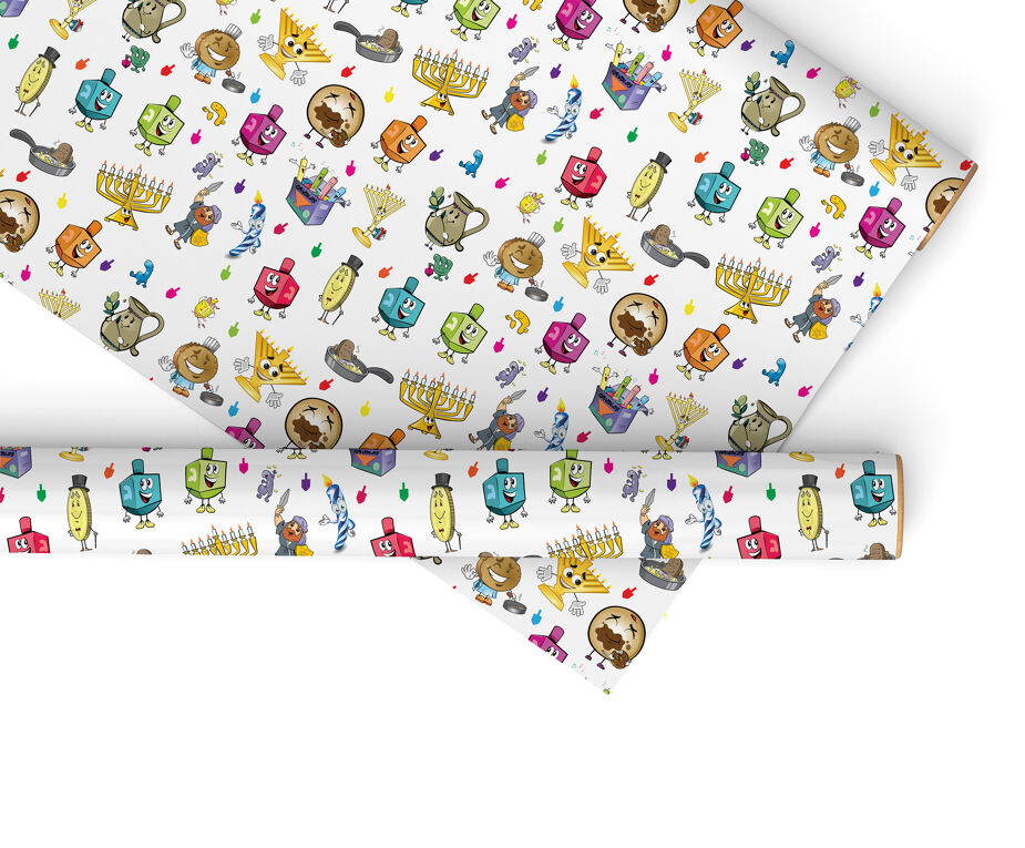 Chanukah Themed Wrapping Paper