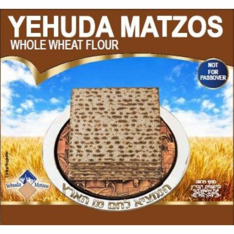 Yehuda Whole Wheat Matzos Kosher for Pesach 2026 UK – Wholesome Passover Matzah
