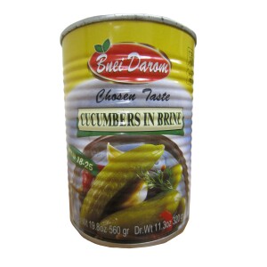 Bnei Darom Mini Cucumbers in Brine
