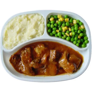 Hermolis Beef Goulash with Mashed Potatoes & Ratatouille